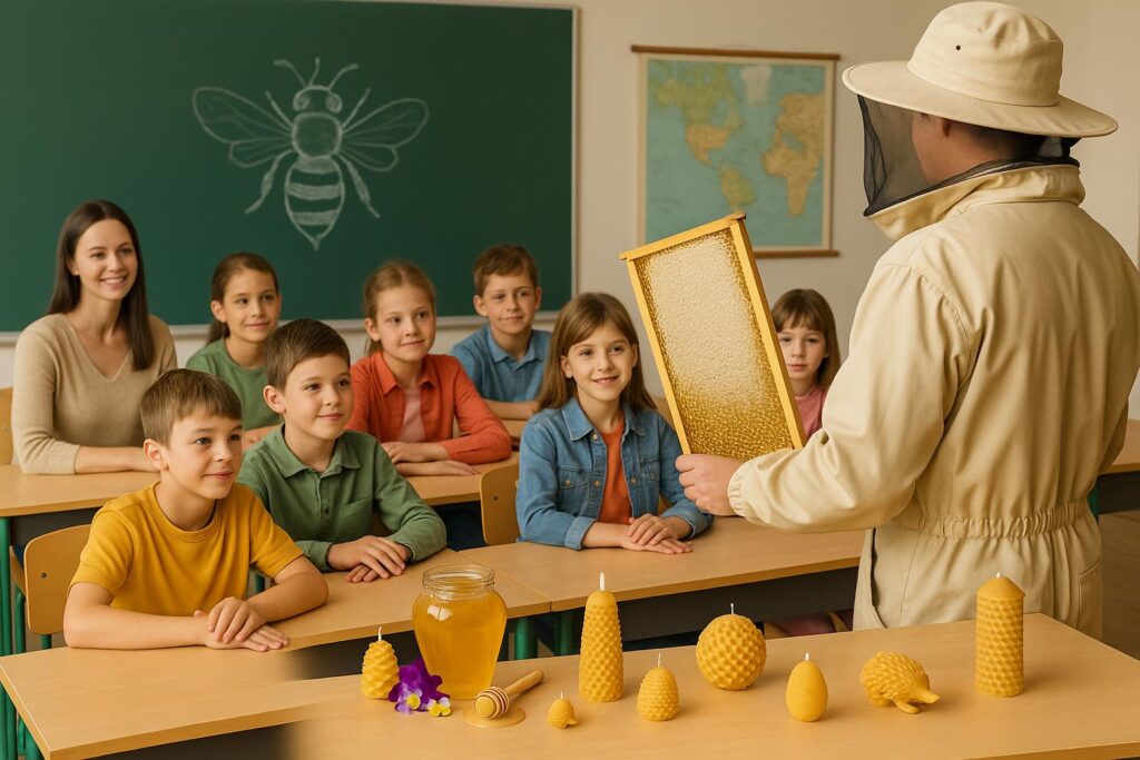 Edukacija apie bitininkystę klasei 2